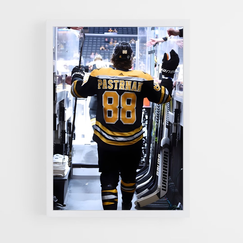 Poster La Sortie du Vestiaire – affiche Hockey sur glace (vue 3)